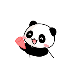 Panda Confetti Sticker - Panda Confetti Celebrate Stickers
