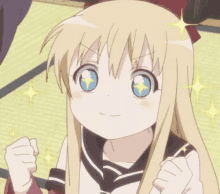 anime gifs to communicate kyouko toshinou yuri yuri sparkly