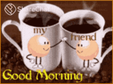 Good Morning My Friend GIF - Good Morning My Friend Coffee GIFs