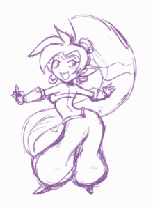Shantae Drawing GIF - Shantae Drawing Art GIFs