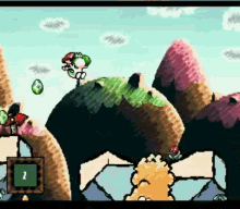 Yoshi Super Mario GIF - Yoshi Super Mario Flying GIFs