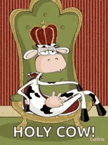 Cow King GIF - Cow King GIFs