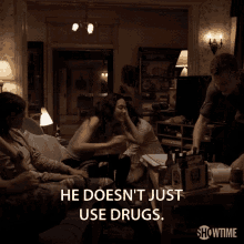 Doesnt Just Use Drugs Uses People GIF - Doesnt Just Use Drugs Uses People Laugh GIFs