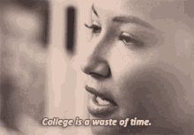 Glee Santana Lopez GIF - Glee Santana Lopez College Is A Waste Of Time GIFs