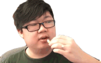 Eating Sung Won Cho Sticker - Eating Sung Won Cho Prozd Stickers