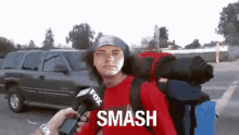 Johnny Rad Smash GIF - Johnny Rad Smash Smash Smash GIFs
