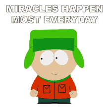 miracles happen most everyday kyle broflovski south park s4ep17 a very crappy christmas