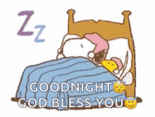 Goodnight God Bless You GIF - Goodnight God Bless You Snoopy GIFs