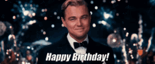 Leonardo Di Caprio Happy Birthday GIF - Leonardo Di Caprio Happy Birthday The Great Gatsby GIFs