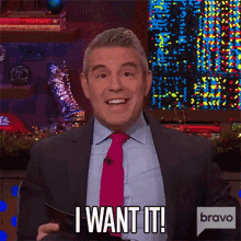 I Want It Andy Cohen GIF - I Want It Andy Cohen Watch What Happens Live GIFs