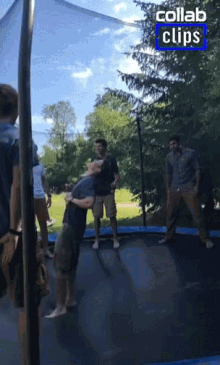 trampoline stunt fail trampoline jumping backflip fail backflip