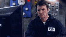 Frustrated Head Janitor - Community GIF - Community Nathan Fillion Head Janitor GIFs