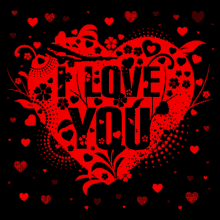 I Love You Red GIF - I Love You Red Hearts Of Love GIFs
