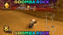 goomba rock hop mkw mario kart wii