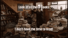 Books No Time To Read GIF - Books No Time To Read Read GIFs