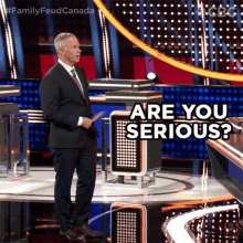 Are You Serious Gerry Dee GIF - Are You Serious Gerry Dee Family Feud Canada GIFs