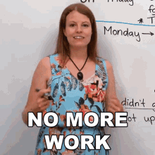 No More Work Emma GIF - No More Work Emma Engvid GIFs