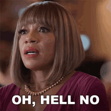Oh Hell No Tasha Mack GIF - Oh Hell No Tasha Mack The Game GIFs