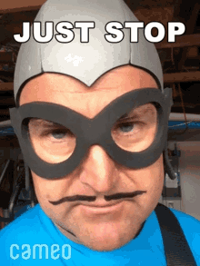 Just Stop Christian Jacobs GIF - Just Stop Christian Jacobs The Mc Bat Commander GIFs