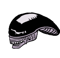 Alien Head Sticker - Alien Head Stickers