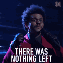 There Was Nothing Left The Weeknd GIF - There Was Nothing Left The Weeknd Saturday Night Live GIFs