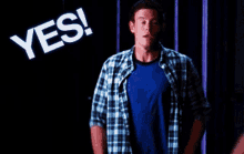 Glee Finn Hudson GIF - Glee Finn Hudson Yes GIFs