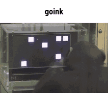 Goink Monkey GIF - Goink Monkey Press Button GIFs