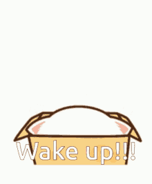 hello wake up good morning cute wave