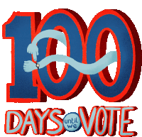 100days Until We Vote Calendar Sticker - 100days Until We Vote Calendar Election Day Stickers