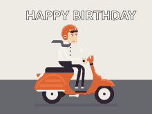 Happy Birthday Motorcycle Gifs Tenor