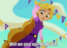 Tangled The Series Disney GIF - Tangled The Series Disney Give Up GIFs