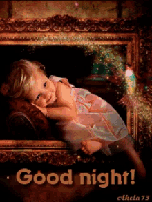 Good Night Little Girl GIF - Good Night Little Girl Sleepy GIFs