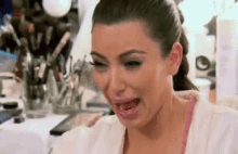 Crying Kim Kardashian GIF - Crying Kim Kardashian GIFs