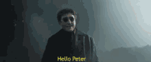 Hello Peter Spiderman GIF - Hello Peter Spiderman No Way Home GIFs