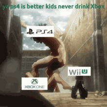 Ps4 Ps4is Better Than Xbox GIF - Ps4 Ps4is Better Than Xbox Wii GIFs