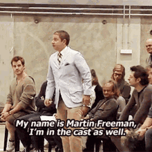 Martin Freeman Name GIF - Martin Freeman Name Cast GIFs