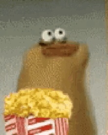 hm popcorn movie time eating
