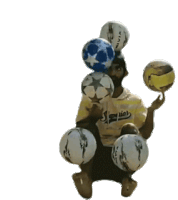 Spinning Ball Sticker - Spinning Ball Soccer Ball Stickers