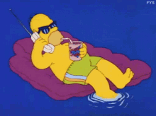 Lake GIF - Chill Summer Feels The Simpsons GIFs