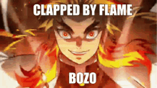 Clapped By Flame Rengoku GIF - Clapped By Flame Flame Rengoku GIFs