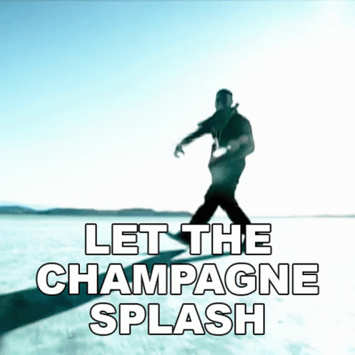 Let The Champagne Splash Kanye West GIF - Let The Champagne Splash Kanye West Cant Tell Me Nothing Song GIFs