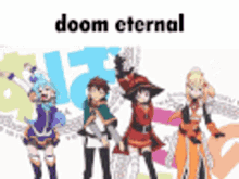 Doom Eternal Anime GIF - Doom Eternal Anime Dance GIFs
