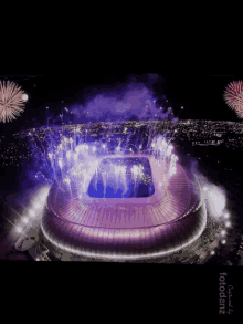 Stadium Fireworks GIF - Stadium Fireworks Skyline GIFs