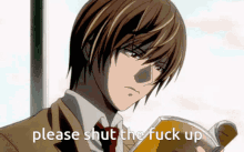 Bapplea Light Yagami GIF - Bapplea Light Yagami Shut The Fuck Up GIFs