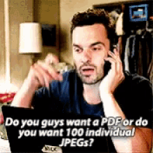 New Girl Do You Guys Want Apdf Or Do You Want100individual Jpegs GIF - New Girl Do You Guys Want Apdf Or Do You Want100individual Jpegs GIFs
