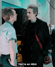 You'Re An Idiot GIF - Doctor Who Peter Capaldi Idiot GIFs