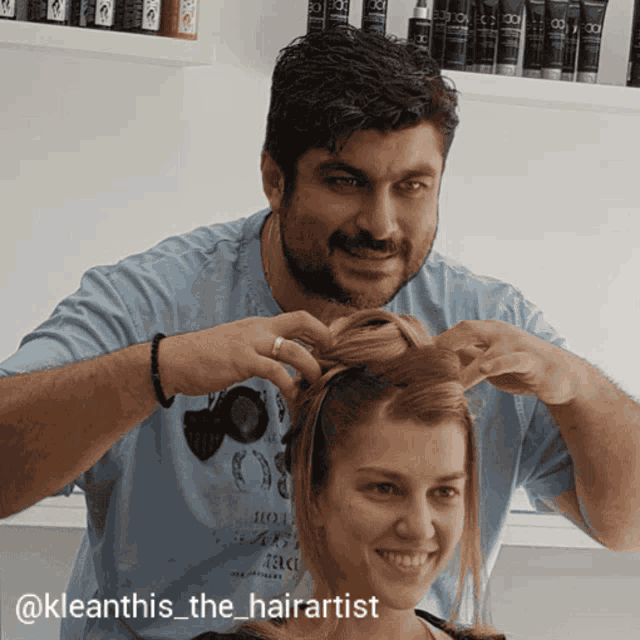 Hairdresser Happy GIF Hairdresser Happy Haircut Discover & Share GIFs