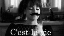 C'Est La Vie GIF - Mustache Cestlavie Itslife GIFs
