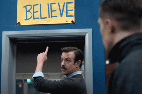 Ted Lasso Afc Richmond GIF - Ted Lasso AFC Richmond Believe - Discover &amp; Share GIFs