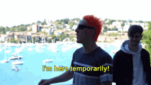 Im Here Temporarily Zuckles GIF - Im Here Temporarily Zuckles For The Meantime GIFs